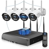Amazon.co.jp: 【800万画素対応NVR・AI人体検知】防犯カメラ